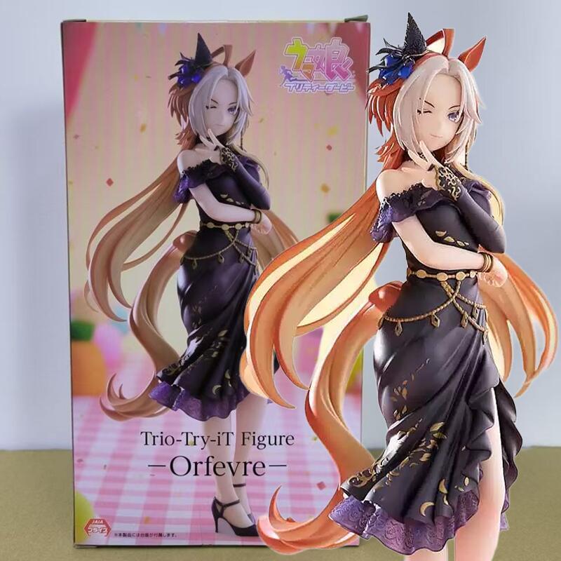 Genuine Original Furyu Umamusume: Pretty Derby Trio-Try-It Figure Orfevre Anime Figure Model
