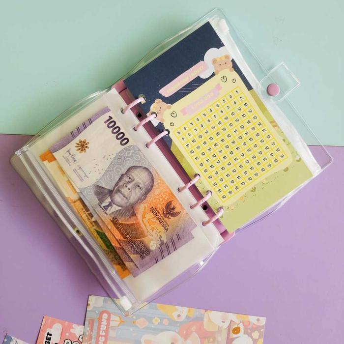 Terlaris Binder Tabungan Uang [Artopia] Binder Sinking Fund A6 Menabung Uang Jajan Tabungan Buku