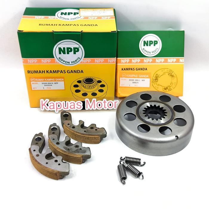 Kampas Ganda+Mangkok Ganda Shogun 110 Shogun Kotak 110 Original Npp