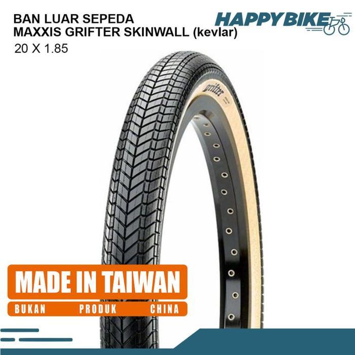 MAXXIS Tire Ban Luar Sepeda Lipat BMX Grifter 20 x 1.85 Skinwall
