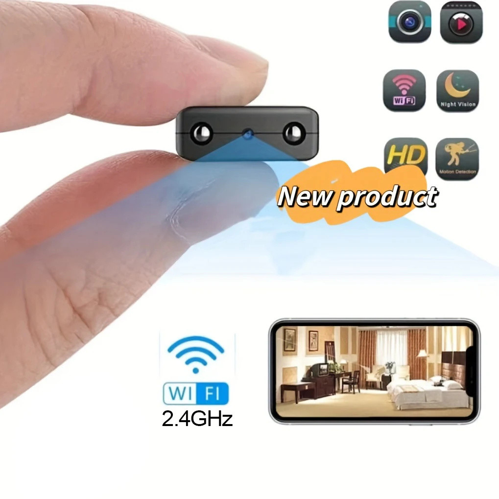 1080P HD Mini Camera WiFi Wireless HD Night Vision Camera Home XD Remote Camera Kids Pet Safety