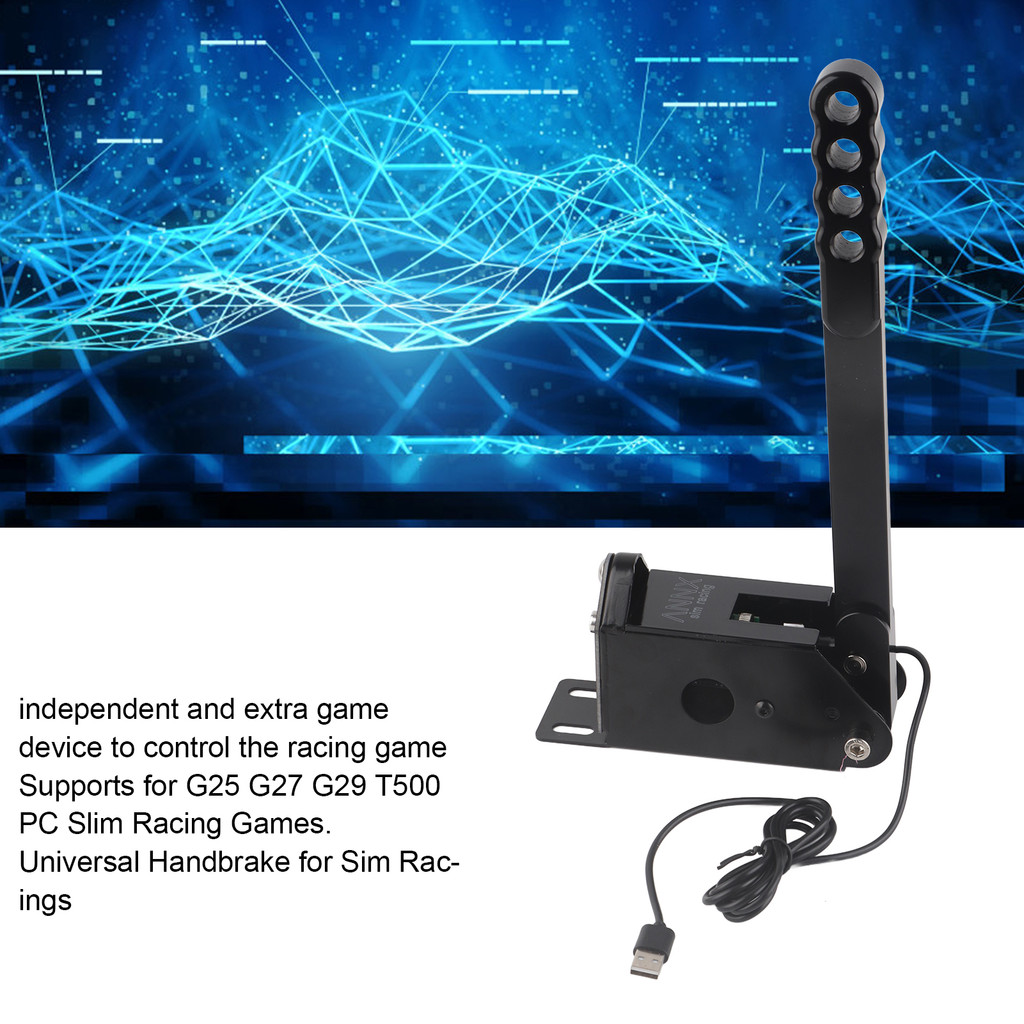 Usb Handbrake Plug And Play Stable Performance High Hardness Aluum Alloy Game Handbrake For Sim