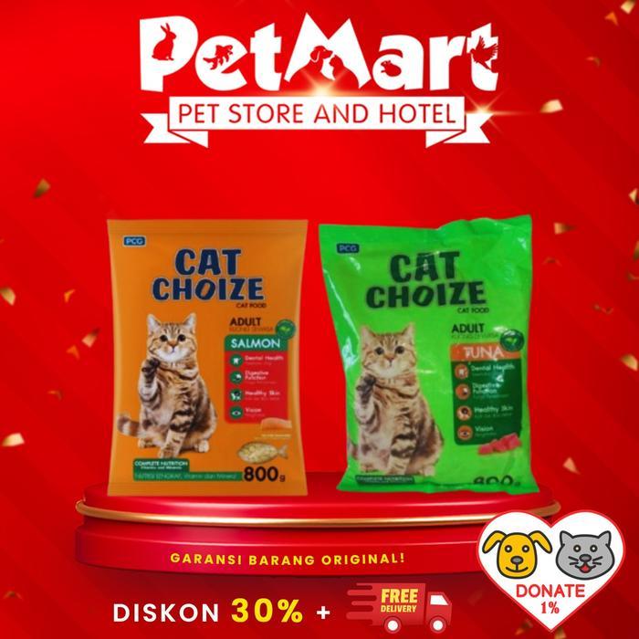 MAKANAN KUCING CAT CHOIZE 800GR SALMON - CAT CHOIZE 800 GR