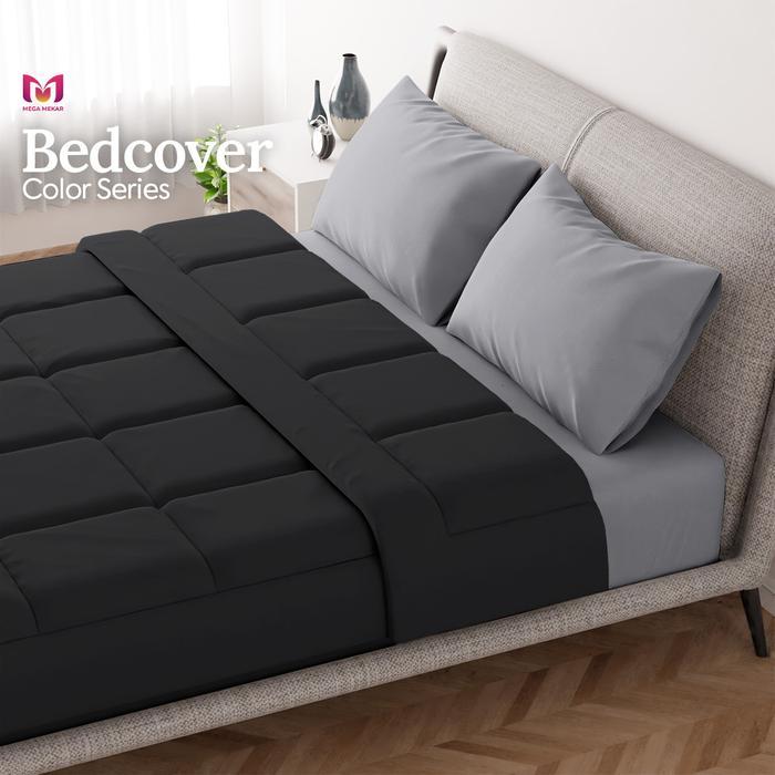 ORIGINAL Bedcover selimut aesthetic korea katun polos motif quilting minimalis READY STOCK