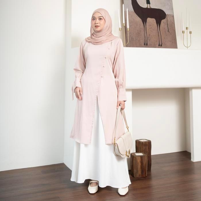 Cottonary Yiran Tunic Tunik Wanita Lebaran Hari Raya Terbaik