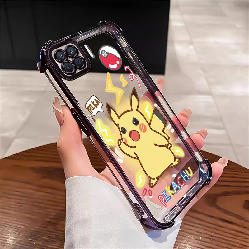 Casing Hp Untuk OPPO A93 F17 Pro OPPO Reno 4F Reno 4 Lite Case Tikus kuning yang lucu kasih Phone Ke