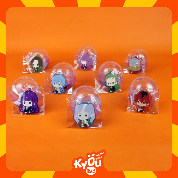 Aura - Eisen - Heiter - Himmel - Sein - Stark - Fern - Frieren Petatto Nejimaki Rubber Key Chain - F