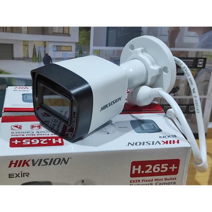 Ip Camera Outdoor Hik Vision Ds-2Cd1021Go-Iu 2Mp Audio Exir H.265+ Lensa 2.8Mm Ip Camera Outdoor Hik