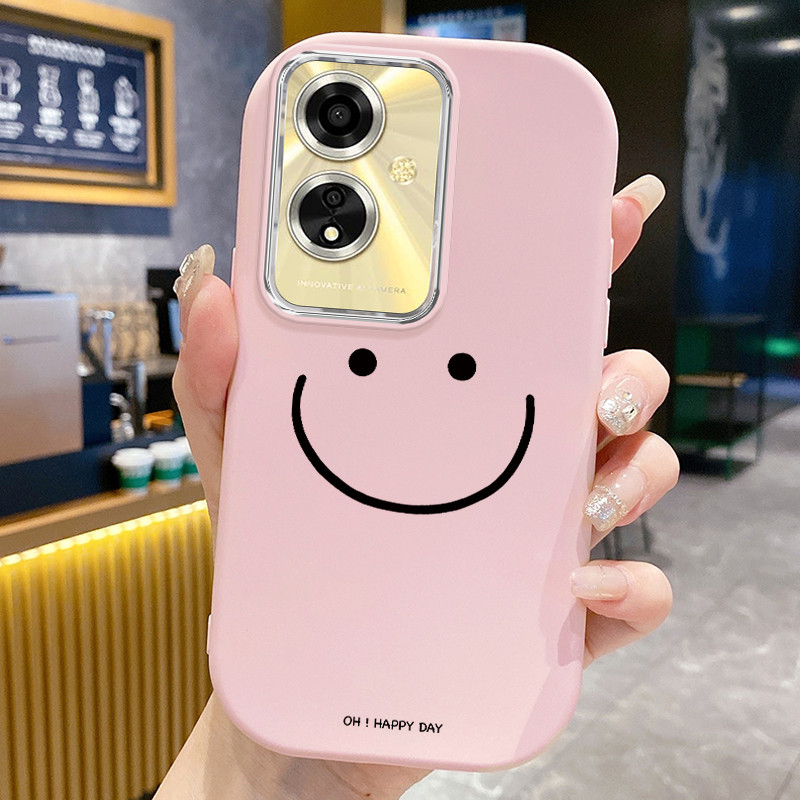 Casing Hp Untuk OPPO A59 F1s Case Casing Senyum kematian pola Kesing HP Cesing bulat gemuk Kasing Si