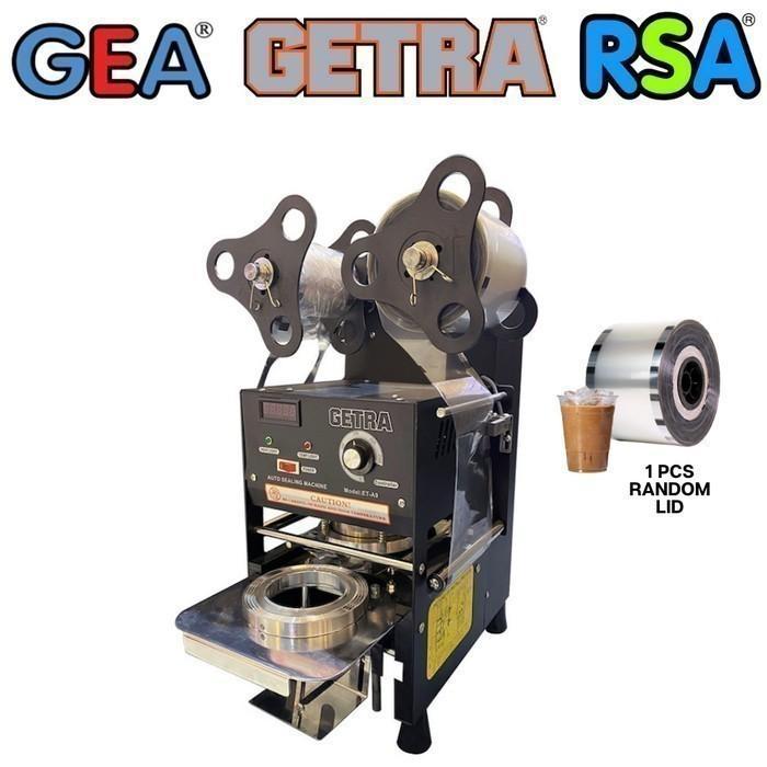 CUP SEALER GETRA ET-A9 MESIN PRESS GELAS PLASTIK SEMI OTOMATIS 22OZ - GETRA