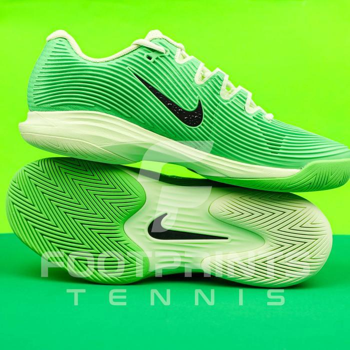Sepatu Tenis Nike M Zoom Vapor 12 Hc Prm Lt Liquid Lime Black Tennis Shoes Men