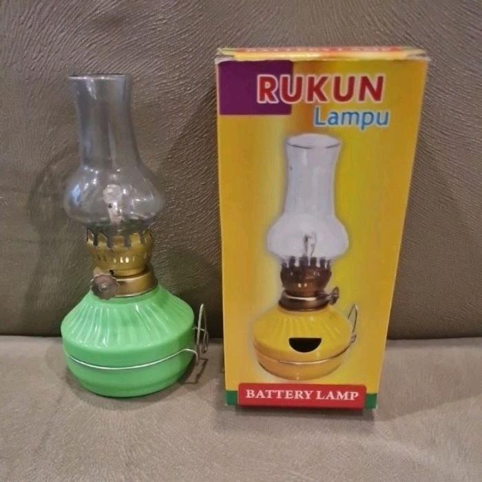 Rukun Lampu Teplok Baterai/Ublik/Minyak Tanah/Semprong Plastik