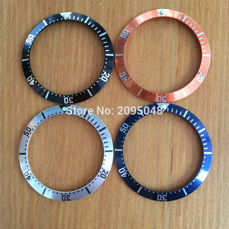 Luminous Aluminum Watch Bezel for Omega Seamaster Automatic 38mm Watch Insert 212.30.41.61.01.001