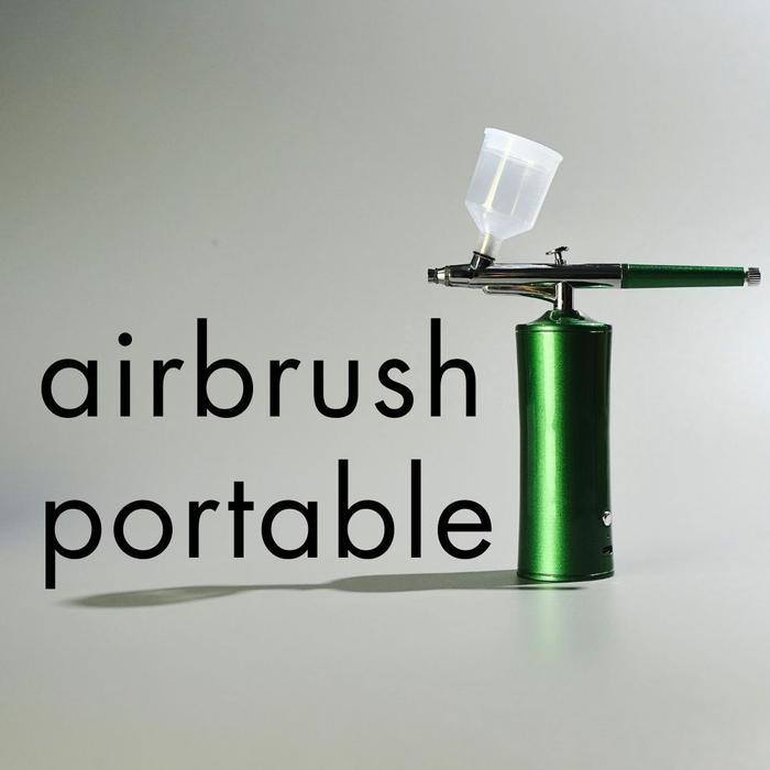 Mesin Semprot Cat Mini Portable Compressor Airbrush Spray Co