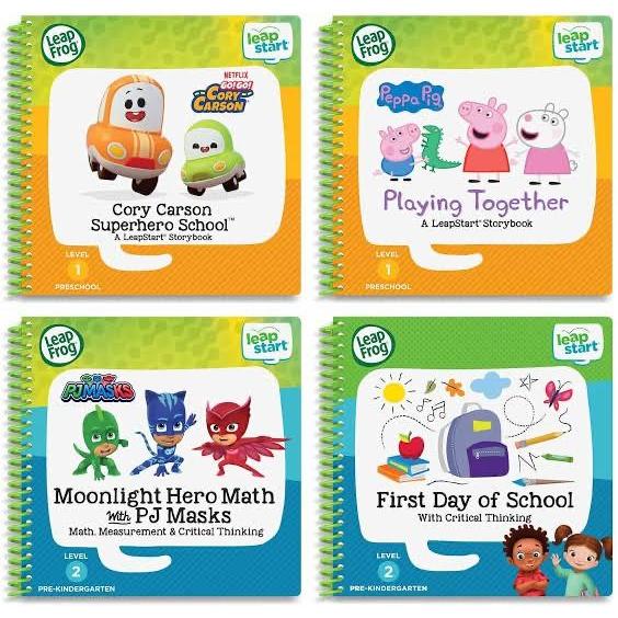 LeapFrog LeapStart Literacy 4-in-1 Activity Book Bundle