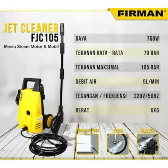 FIRMAN FJC 105 jet cleaner pompa steam cuci mobil motor high pressure