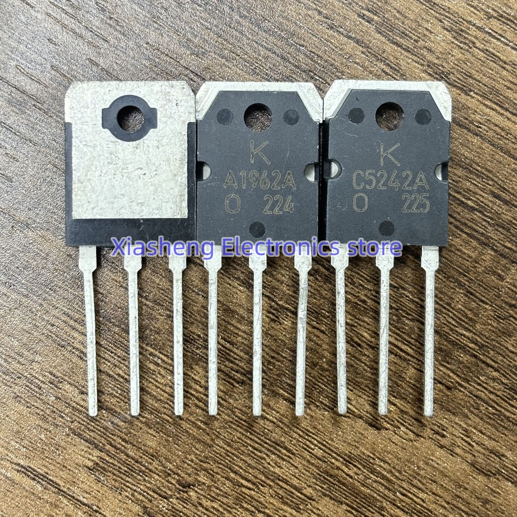 New Original 5Pairs KTA1962A A1962A + KTC5242A C5242A TO-3P Audio Amplifier Transistor In Stock Good