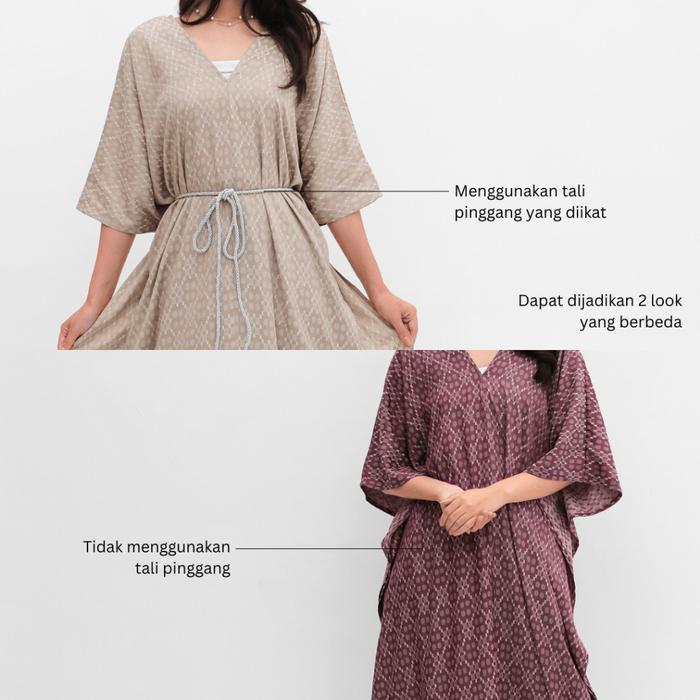 SANVANINA WOMEN - Manna Multiway Abaya Dress Gaun Maxi Turki Mewah Premium Baju Gamis Ramadan