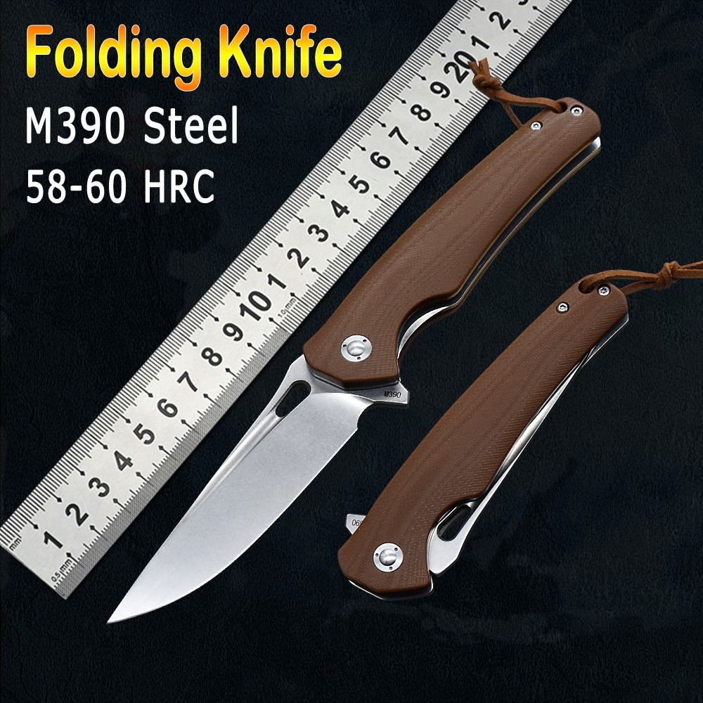 M390 Steel Sharp Blade Pocket Survival Utility Knife Tool Camping Tactics Knives Outdoor Defense