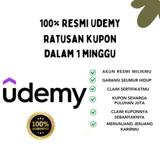 Udemy Premium Course Account Sertifikat Resmi