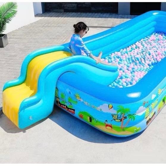 AQUATIC Perosotan Karet untuk Kolam Renang Anak Jumbo (Tidak Termasuk Kolam)