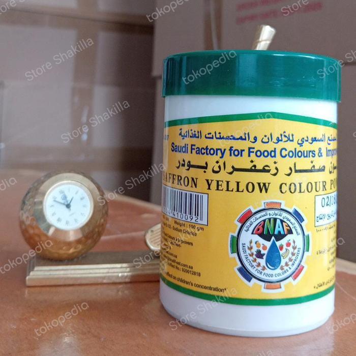 Safron Bubuk Kuning / Pewarna Makanan / Zafaran 1 Botol/