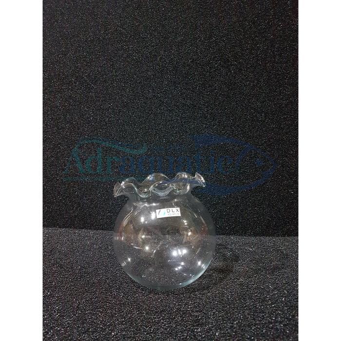 AQUARIUM BULAT TOPLES DLX SHELLA ISI 1.5 LITER