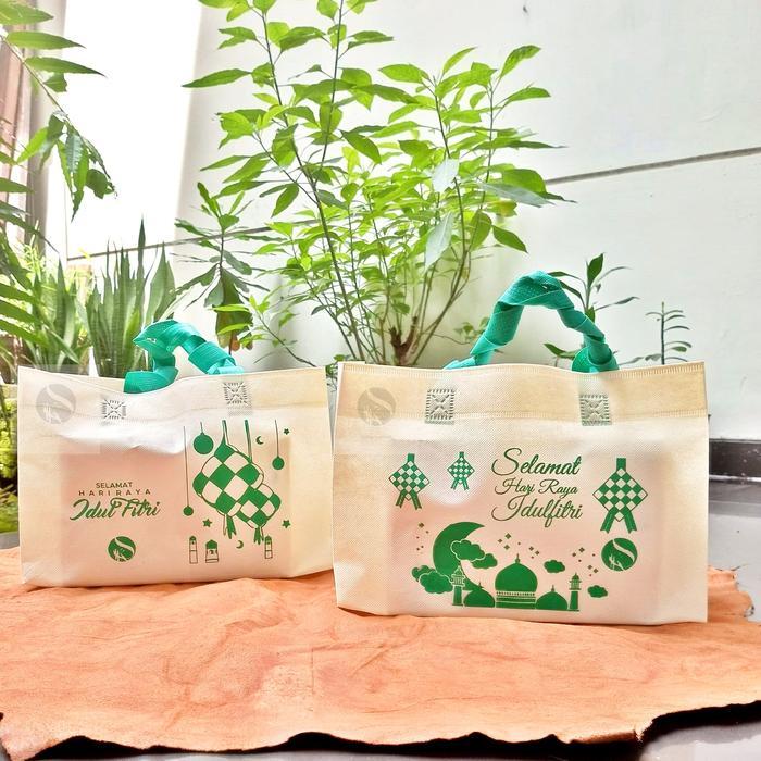 30Pcs - Tas Spunbond Sos Box 25X15X15 30X15X20 Tas Spunbon/Lebaran/Idulfitri Tbk