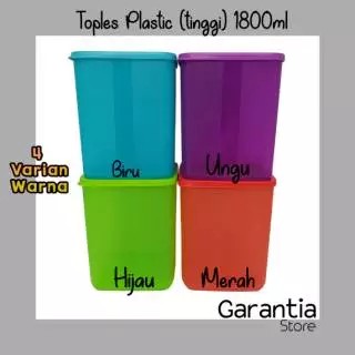 Toples Plastik Calista Asahi Premium 1800ml Size L - Tinggi