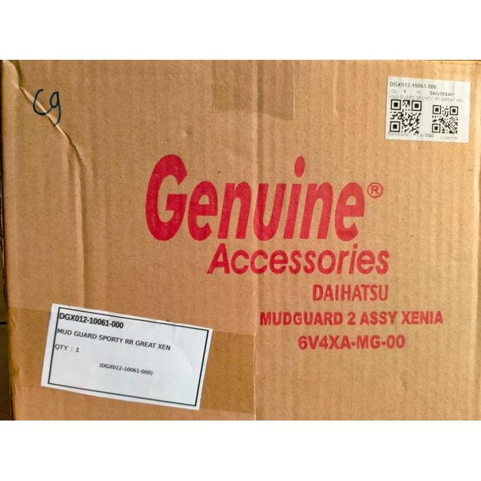 MUDGUARD MUD GUARD KARPET LUMPUR XENIA 2016 2017 2018 SPORTY ORI