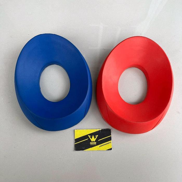 Donat Helm Universal Warna Hitam Merah Biru / Tatakan Helm Nolan, Arai, Agv, Hjc, Shoei, Dll