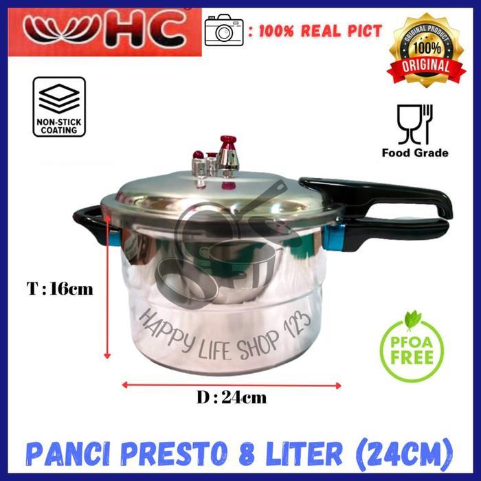 PRESTO 8 LITER HC / PANCI PRESTO 8LTR+STEAMER HC / PANCI PRESTO 8 LITER
