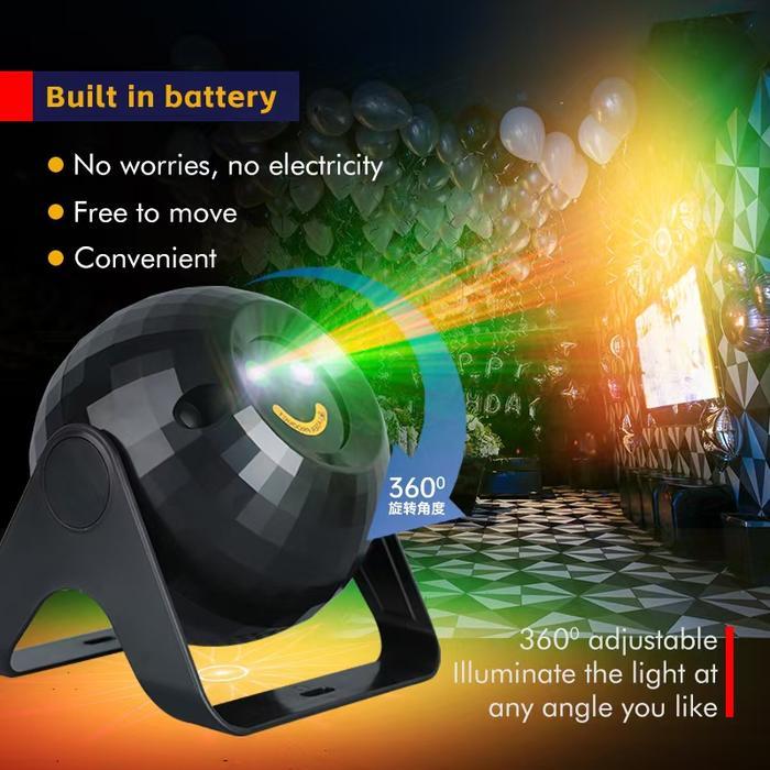 lampu proyektor laser warna warni /lampu disco laser /lampu speaker/lampu kamar lampu disco lampu