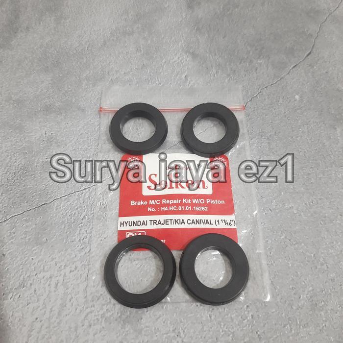 Stok Baru Seal Kit Master Karet Rem Central Atas Hyundai Trajet Kia Carnival 1set
