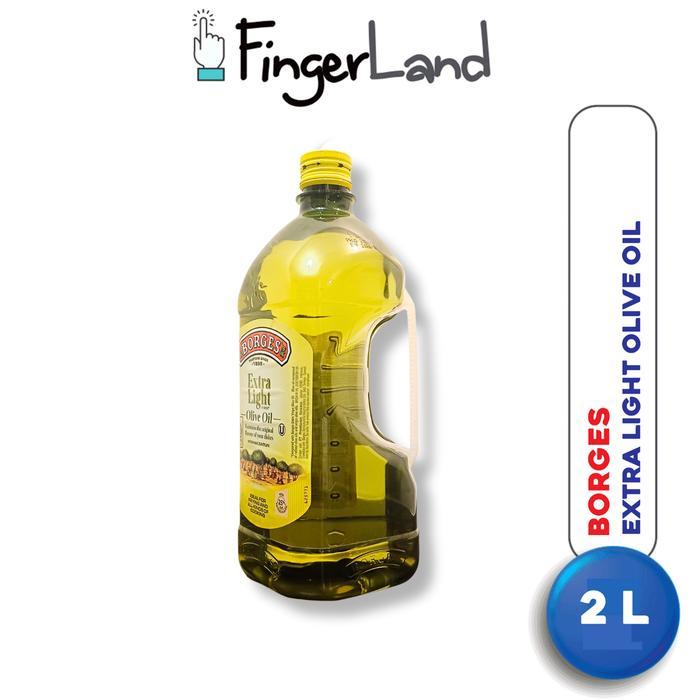 BORGES EXTRA LIGHT OLIVE OIL 2 LITER MINYAK ZAITUN