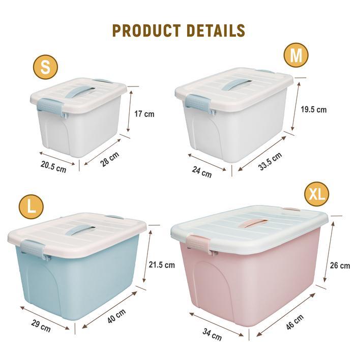 "New" Kotak Penyimpanan Baju Box Penyimpanan Container Box Multifungsi