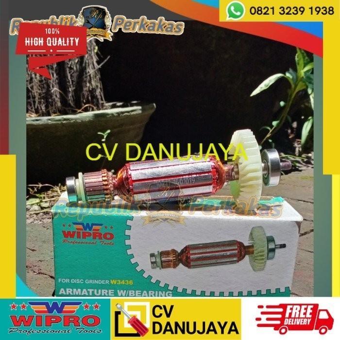 Wipro Armature / Angker W3436 untuk mesin gerinda W3436