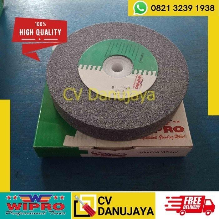 Batu Gerinda Duduk 6" 6 Inchi A #60 Grade 60 Grit 60 Wipro