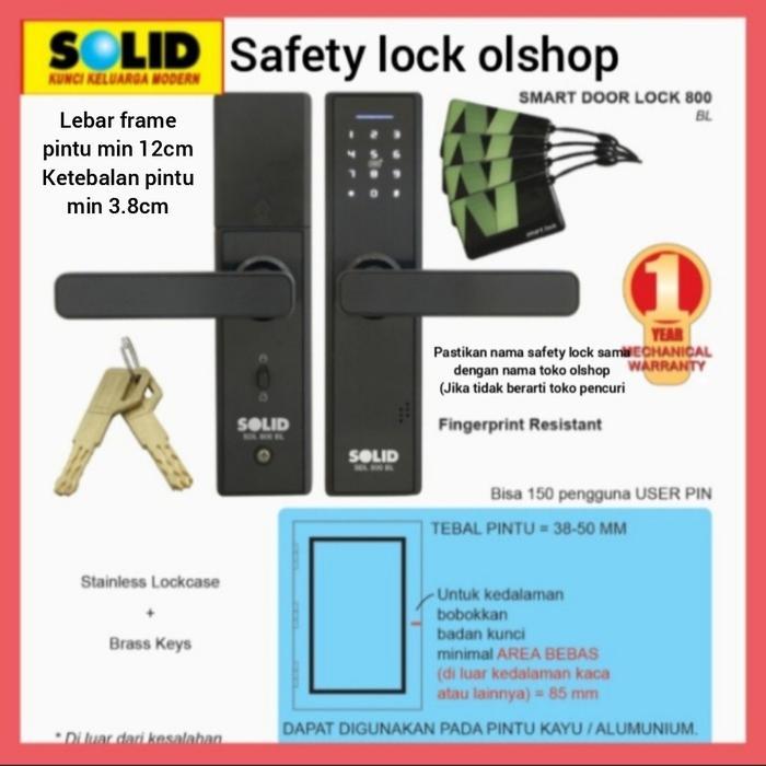 Smart door lock sdl 800 SOLID