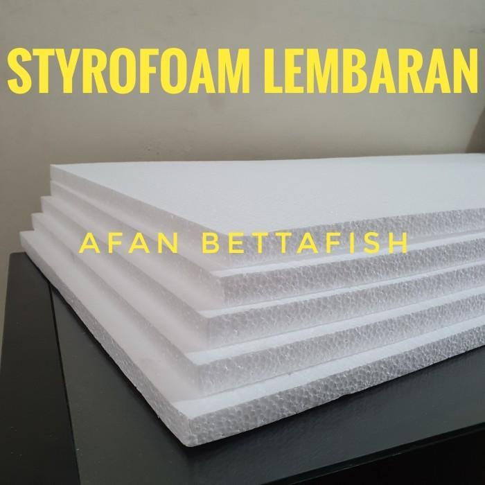 Styrofoam Lembaran Medium 200 X 100 X 2 Cm Tebal Sterefoam 2Cm Medium