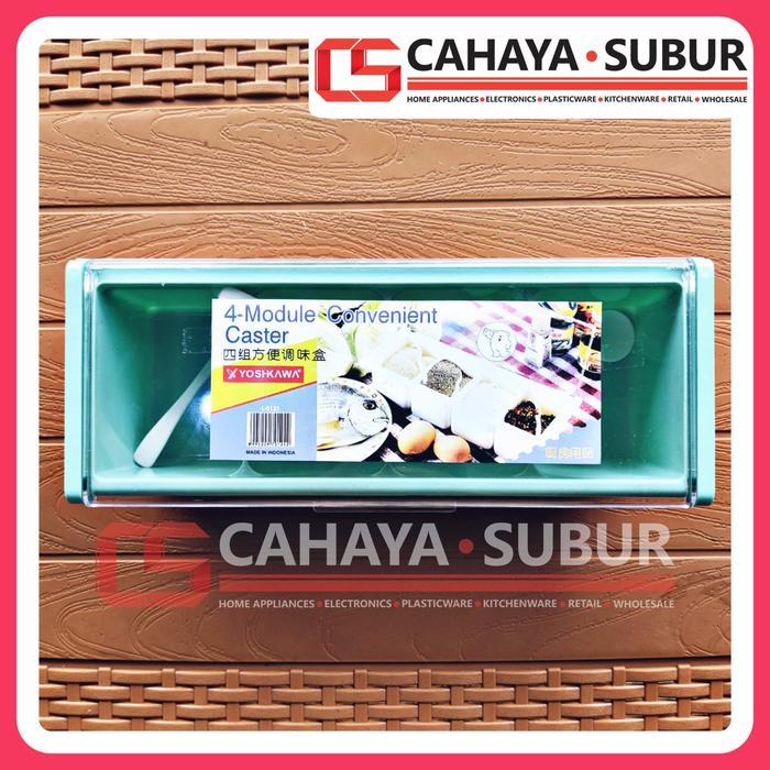 Yoshikawa Tempat Bumbu Set Caster Yosikawa Isi 4 Kitchenware