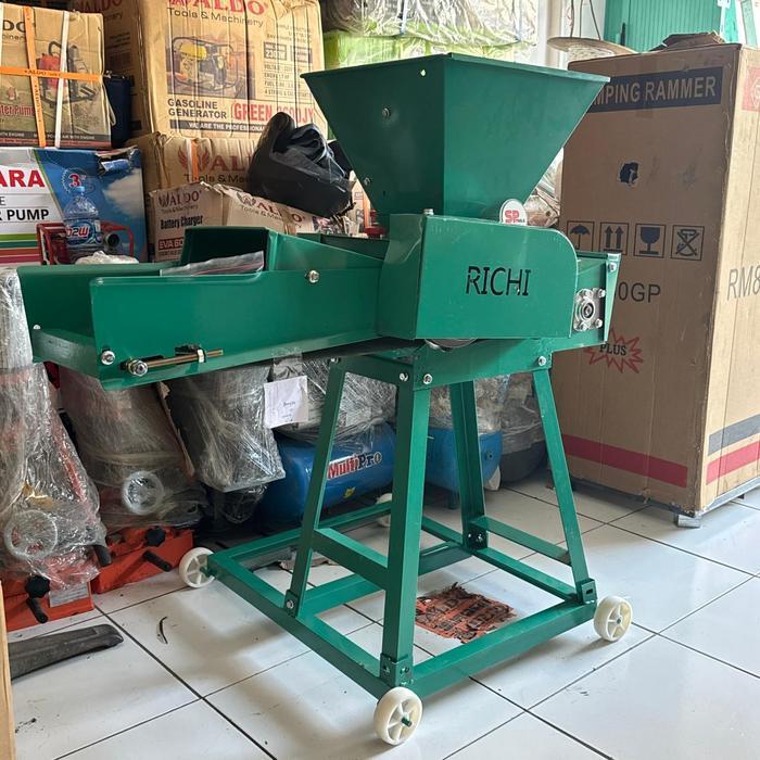 MESIN PENCACAH / PENGGILING / PENGHANCUR RUMPUT / RANTING KAYU CHAFF CUTTER RICHI - MESIN PENCACAH T