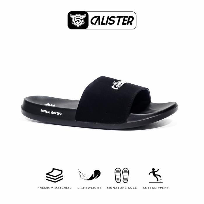 Aerostreet - Sandal Pria Selop Karet Ringan Cowok Cewek Aesthetic Simple