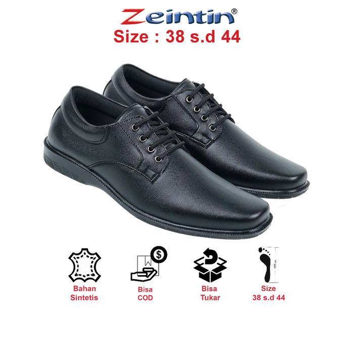 Aerostreet - Sepatu Pantofel Pria Bahan Kulit Sintetis Formal Kuliah Kerja Kantor Kasual - Bj Shoes