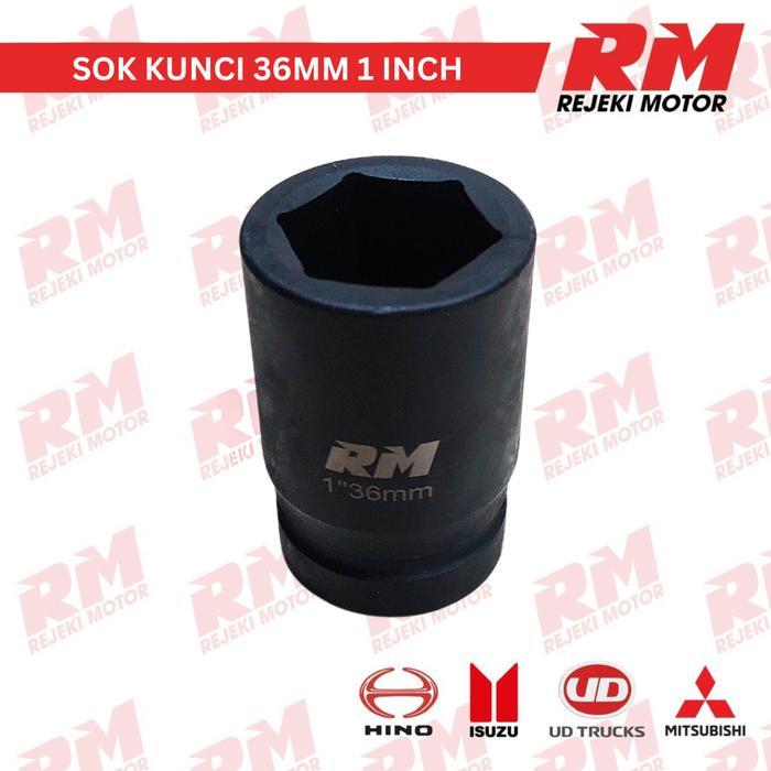 MATA SOK IMPACT 36 MM KUNCI SOCK RODA TRUCK 1 INCH 36 MM KUNCI SHOCK