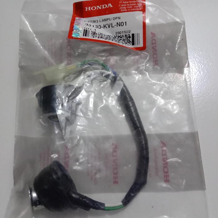 FITING LAMPU DEPAN SUPRA X 125 33130-KVL-N01 ASLI AHM