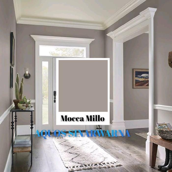 Aquos Sinar Warna Cat Tembok Glossy Abu-Abu 1 Kg Mengkilap Cocok Untuk Dinding Rumah Dan Kantor Co