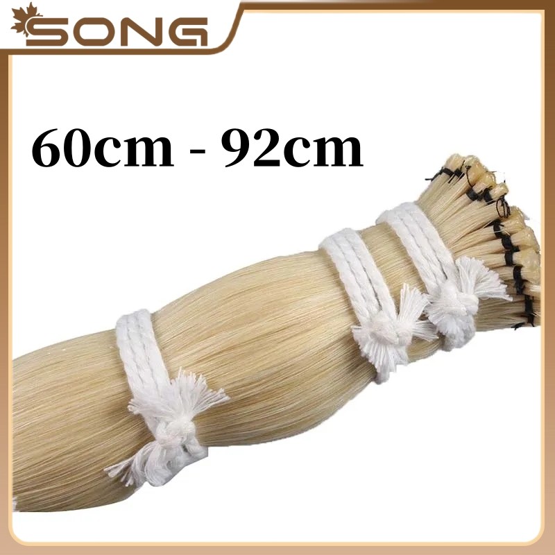 250g violin viola cello bow hair AAA Siberia natural white bow hair horse tail bass erhu horse tail