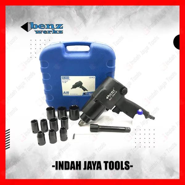 BENZ BZ-5816 Air Impact Wrench KIT 1/2 Inch Mesin Buka Baut Angin