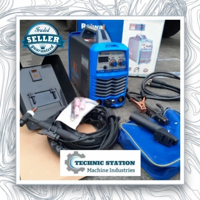 Mesin Las Argon Stainless TIG-200PT ROLWAL mesin las 200 Travo Las
